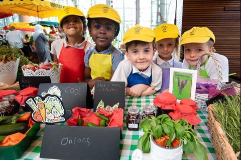 Children learn how to trade produce
